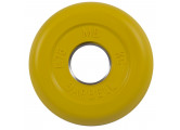 Диск обрезиненный d26мм MB Barbell MB-PltC26-0,75 0,75 кг желтый