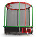 Батут perfexo, 14FT, 427 см с сеткой, лестницей, баскетбольным кольцом и сумкой для обуви Красный-зеленый 75_75