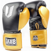 Перчатки боксерские (иск.кожа) 8ун Jabb JE-4081/US Ring черный\золото
