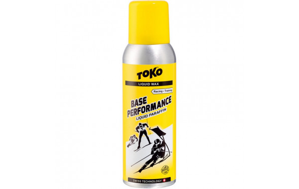 Экспресс смазка TOKO Base Performance Liquid Paraffin Yellow (0°С -6°С) 100 ml. 600_380