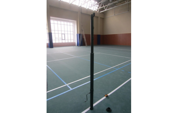 Стойки волейбольные Atlet телескопические со стаканами (пара) IMP-A29 600_380