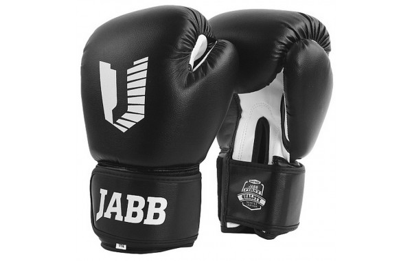 Боксерские перчатки Jabb JE-4068/Basic Star черный 8oz 600_380