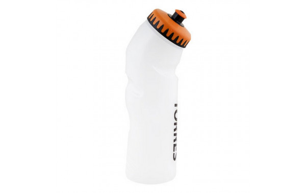 Бутылка для воды Torres 750 мл, безопасная непроливающаяся крышка SS1028 прозрачная, оранжево-черная крышка 600_380