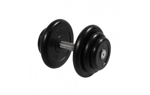 Гантель Профи с вращающейся ручкой, 18,5 кг MB Barbell MB-FdbM-B18,5 600_380