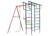Детский спортивный комплекс Вертикаль П дачный с канатной сеткой
