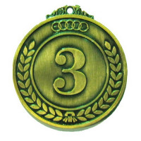 Медаль классическая (5027) бронза 50мм (9997)