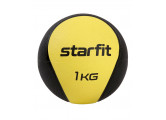 Медбол высокой плотности 1 кг Star Fit GB-702 желтый