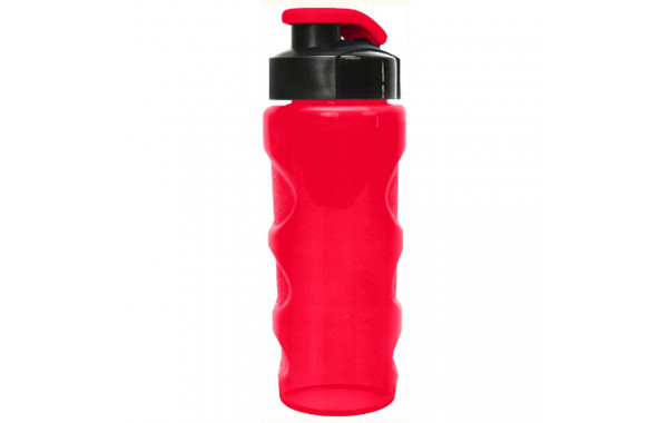 Бутылка для воды HEALTH and FITNESS со шнурком, 500 ml., anatomic, красный 600_380