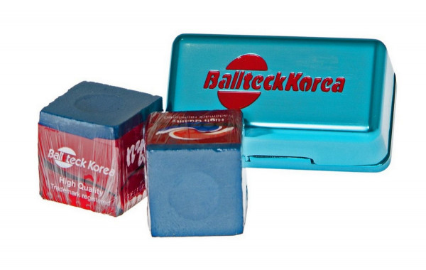 Мел Ball Teck PRO II (2 шт, в бирюзовой металлической коробке) 45.000.02.4 синий 600_380