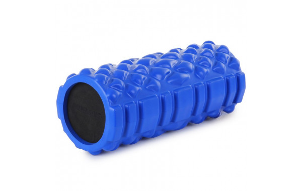 Цилиндр рельефный для фитнеса Harper Gym EG04 Ø13х33 см синий 600_380