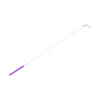 Палочка с карабином Chante Barre для ленты, 57 см, белый\фиолетовый