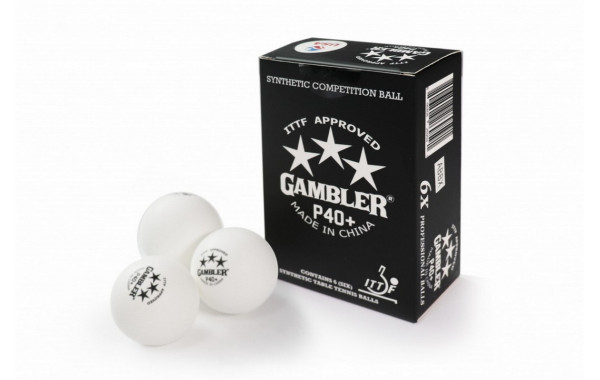 Мячи для настольного тенниса Gambler P40+ BALL - 36 PACK GP40B36 600_380