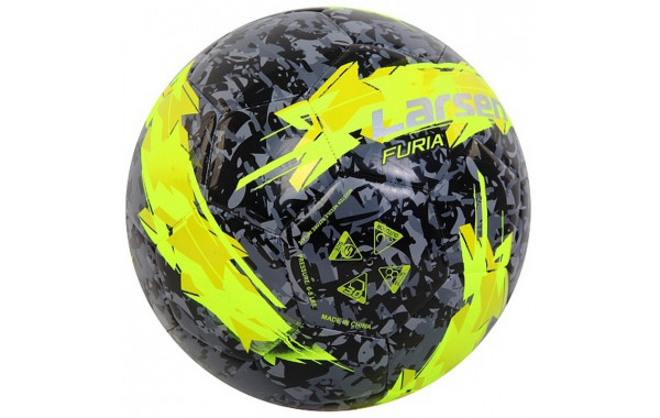 Мяч футбольный Larsen Furia Lime р.5 600_380