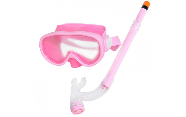 Набор для плавания маска+трубка Sportex E33114-6 розовый, (ПВХ) 600_380