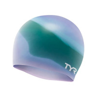 Шапочка для плавания TYR Multi Silicone Cap LCSM-528 зелено-фиолетлвый