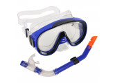 Набор для плавания Sportex юниорский, маска+трубка (ПВХ) E39246-1 синий