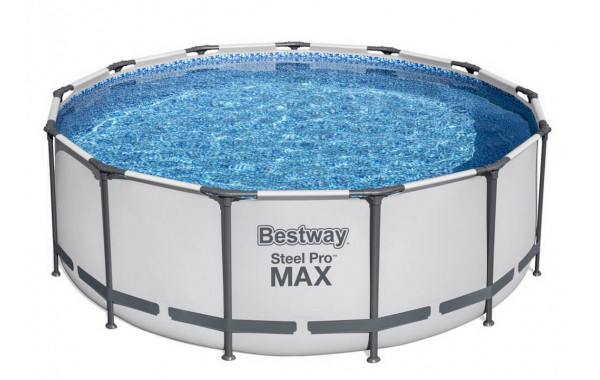 Каркасный бассейн Bestway Steel Pro Max 396x122 см (фильтр, лестница, тент) 5618W 600_380