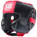 Шлем боксерский мексиканского стиля (иск.кожа) Jabb JE-6026 чер/кр 75_75