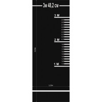 Дорожка (разметка) для прыжков в длину с места для сдачи норматива Spektr Sport черный