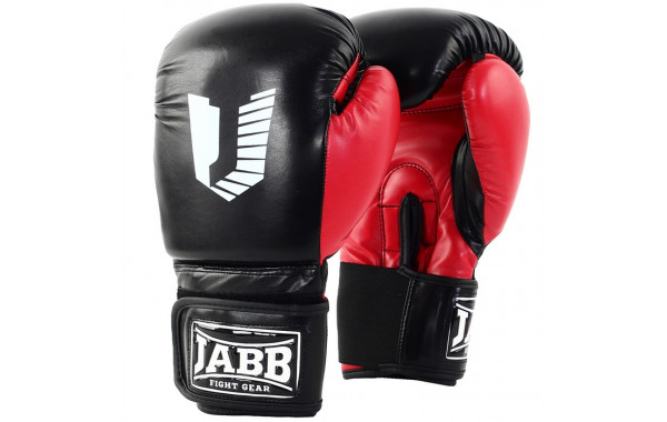 Боксерские перчатки Jabb JE-4056/Eu 56 черный/красный 12oz 600_380