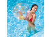 Пляжный мяч Intex Прозрачный блеск два вида 58070
