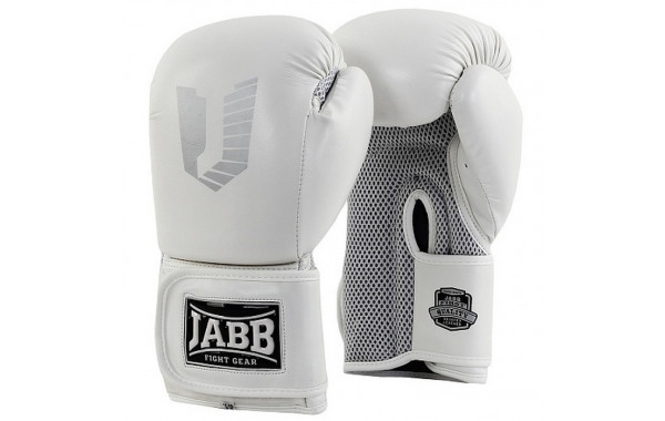 Боксерские перчатки Jabb JE-4056/Eu Air 56 белый 10oz 600_380