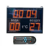 Часы-термометр СТ1.21-2td ПТК Спорт 017-2507