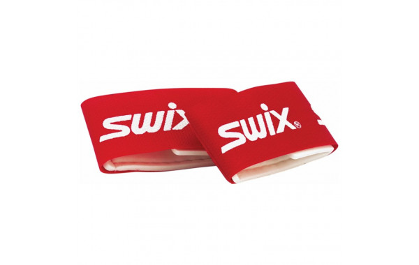 Стяжки Swix (для беговых лыж с защитной прокладкой, манжет), красный R0395 600_380