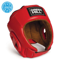 Кикбоксерский шлем Green Hill Best WAKO Approved HGB-4016w, красный