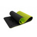 Коврик для йоги Original Fit.Tools FT-YGM10-TPE-BG 10 мм двухслойный TPE черно-зеленый 75_75