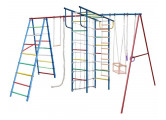 Детский спортивный комплекс Вертикаль А+П дачный Макси с канатной сеткой