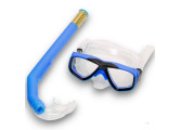 Набор для плавания детский Sportex маска+трубка (ПВХ) E41216 синий