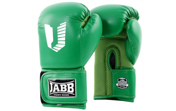 Боксерские перчатки Jabb JE-4056/Eu Air 56 зеленый 12oz 600_380