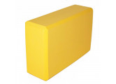 Йога блок полумягкий (желтый) 223х150х76мм, из вспененного ЭВА (A25806) Sportex BE100-A