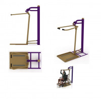 Тренажер для инвалидов-колясочников Вертикальная тяга Hercules УТМ-003