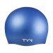 Шапочка для плавания TYR Wrinkle Free Silicone Cap LCS\420 голубой 75_75