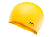 Шапочка для плавания TYR Wrinkle Free Silicone Cap LCS-720 желтый