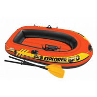 Надувная лодка Intex Explorer Pro 200 Set с пластик. веслами и насосом, 58357, уп.3