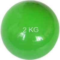 Медбол 2 кг, d13см Sportex MB2 салатовый