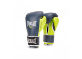 Перчатки тренировочные Everlast Powerlock 14 oz синий/зеленый P00000617