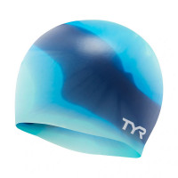 Шапочка для плавания TYR Multi Silicone Cap LCSM-977 синий
