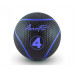 Набивной мяч 4 кг Aerofit AFMB4 черный\ голубые полоски 75_75