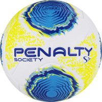 Мяч футбольный Penalty Bola Society S11 R2 XXII, 5213261090-U, р.5, PU, термосшивка, бел-желто-голуб