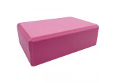 Йога блок Sportex полумягкий, из вспененного ЭВА (A25576) BE100-9 розовый