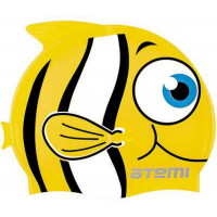 Шапочка для плавания Atemi FC101 рыбка желтая