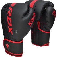Перчатки тренировочные RDX BGR-F6MR-12OZ черный\красный матовый