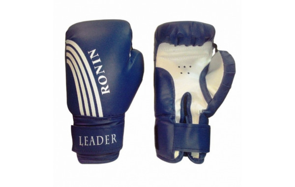 Боксерские перчатки Ronin Leader синий 10 oz 600_380
