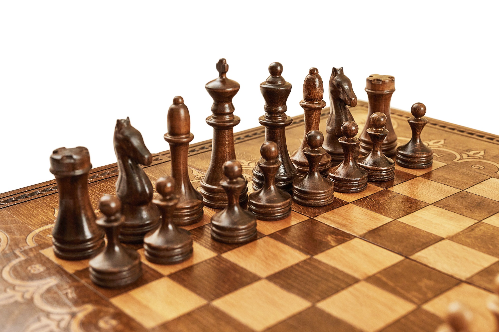 Шахматы + нарды резные Бесконечность 50 Mkhitaryan DM102-5 2000_1333