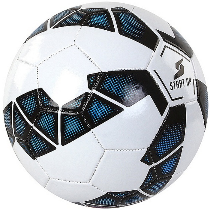 Мяч футбольный для отдыха Start Up E5131 белый/черный р.5 700_700