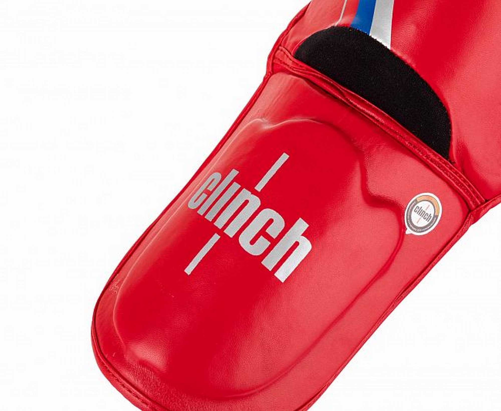 Защита голени и стопы Clinch Shin Instep Guard Kick 2.0 C521N красный 2000_1640